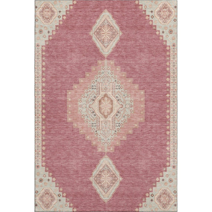 Premium Machine Washable Mayfield AMF1014 Blush 3' x 5' Rug