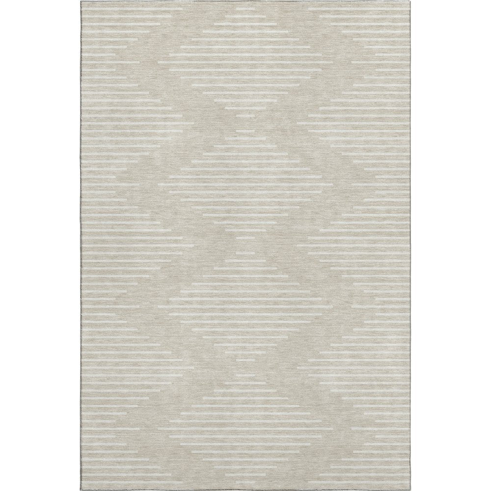Premium Machine Washable Mayfield AMF1016 Beige 3' x 5' Rug