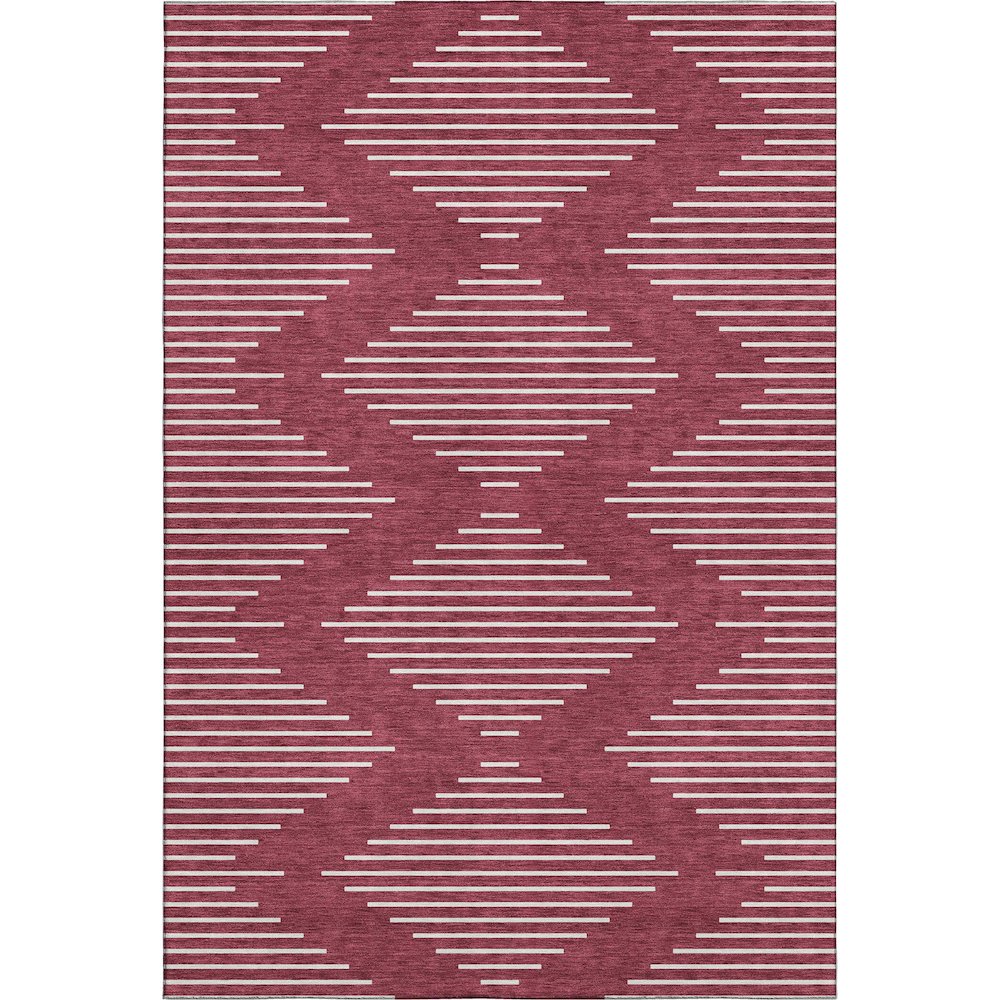 Premium Machine Washable Mayfield AMF1016 Garnet 3' x 5' Rug
