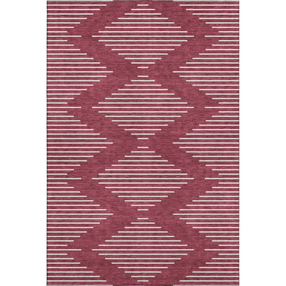 Premium Machine Washable Mayfield AMF1016 Garnet 3' x 5' Rug