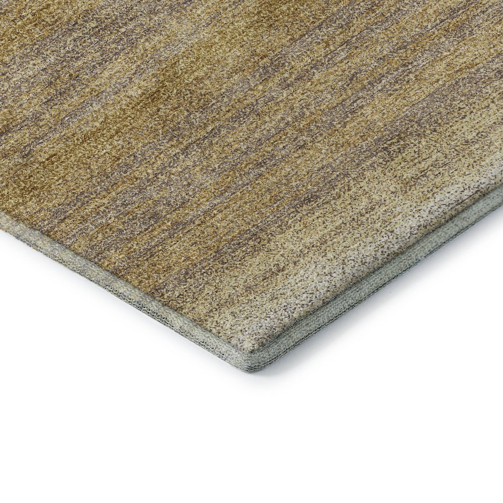Premium Machine Washable Mayfield AMF1033 Gold 2'3" x 7'6" Runner Rug