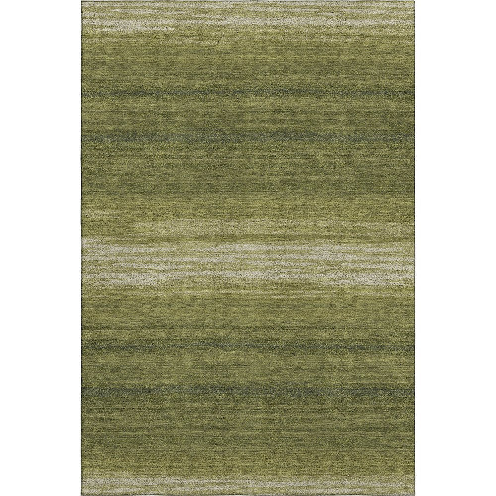 Premium Machine Washable Mayfield AMF1033 Olive 3' x 5' Rug