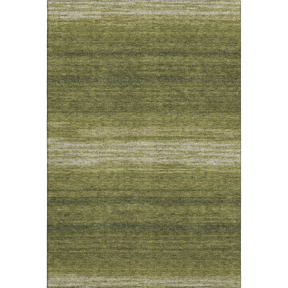 Premium Machine Washable Mayfield AMF1033 Olive 3' x 5' Rug