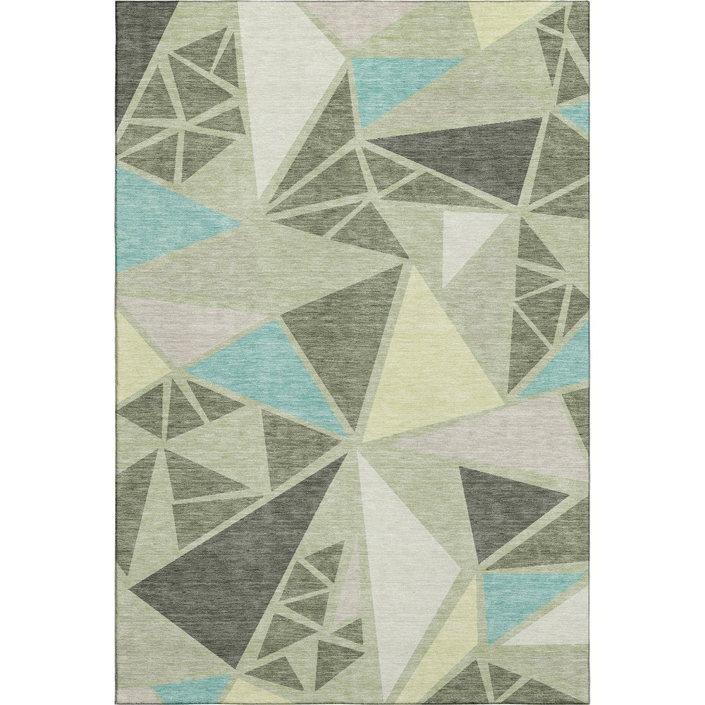Premium Machine Washable Mayfield AMF1039 Aloe 3' x 5' Rug