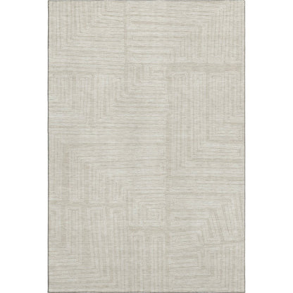 Premium Machine Washable Mayfield AMF1045 Beige 3' x 5' Rug