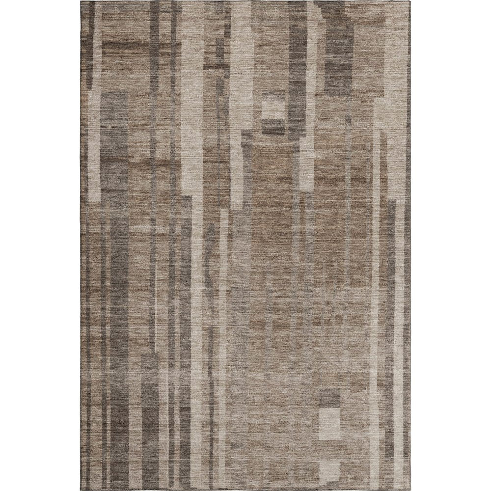 Premium Machine Washable Mayfield AMF1063 Brown 3' x 5' Rug