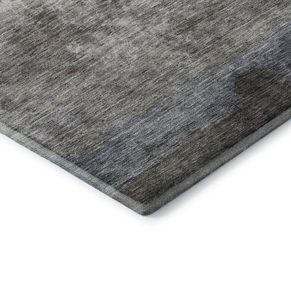 Premium Machine Washable Mayfield AMF1070 Gray 2'3" x 7'6" Runner Rug