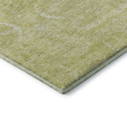 Premium Machine Washable Mayfield AMF1083 Aloe 2'3" x 7'6" Runner Rug