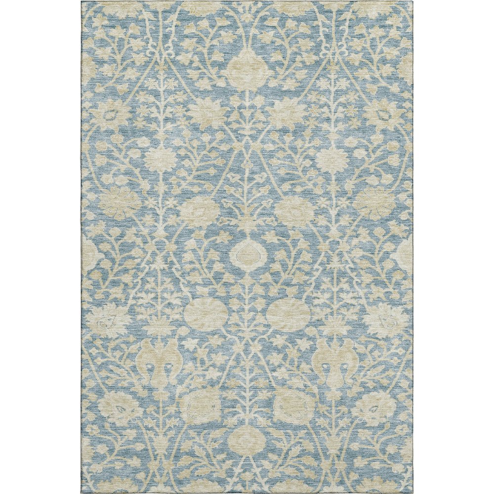Premium Machine Washable Mayfield AMF1086 Sky 3' x 5' Rug
