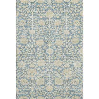 Premium Machine Washable Mayfield AMF1086 Sky 3' x 5' Rug