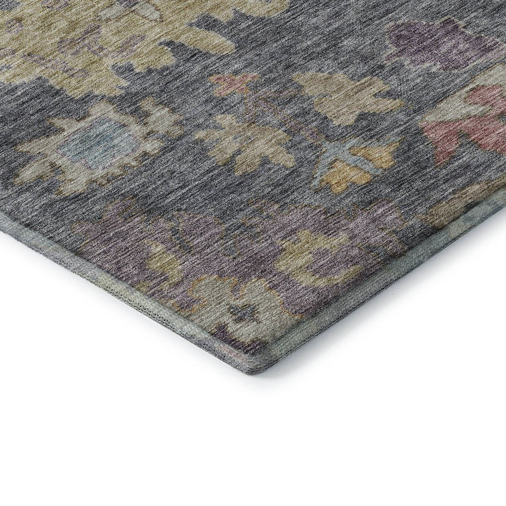 Premium Machine Washable Mayfield AMF1108 Blue 2'3" x 7'6" Runner Rug
