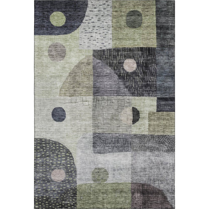 Premium Machine Washable Mayfield AMF1117 Aloe 3' x 5' Rug