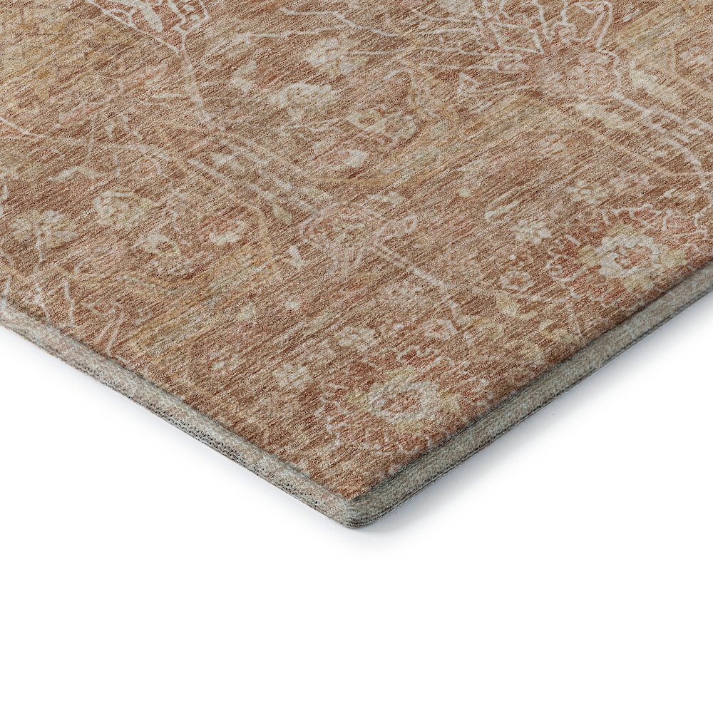 Premium Machine Washable Mayfield AMF1133 Coral 2'3" x 7'6" Runner Rug