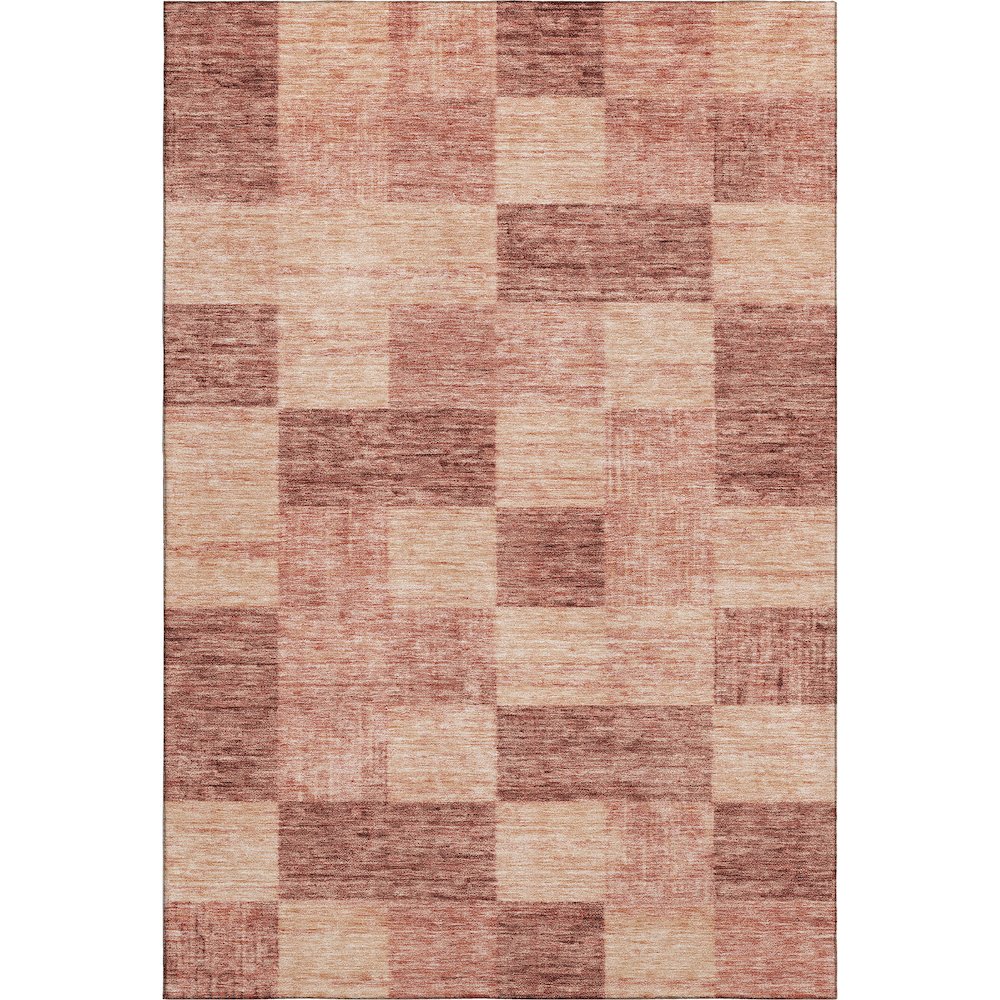 Premium Machine Washable Mayfield AMF1139 Paprika 3' x 5' Rug