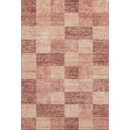 Premium Machine Washable Mayfield AMF1139 Paprika 3' x 5' Rug