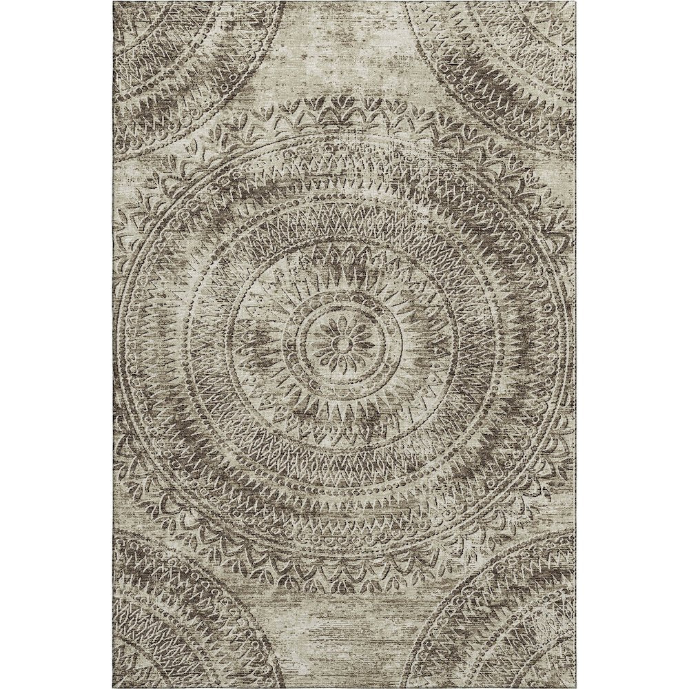 Premium Machine Washable Mayfield  Brown 3' x 5' Rug