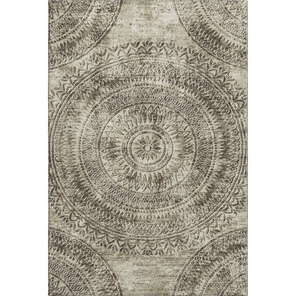 Premium Machine Washable Mayfield  Brown 3' x 5' Rug