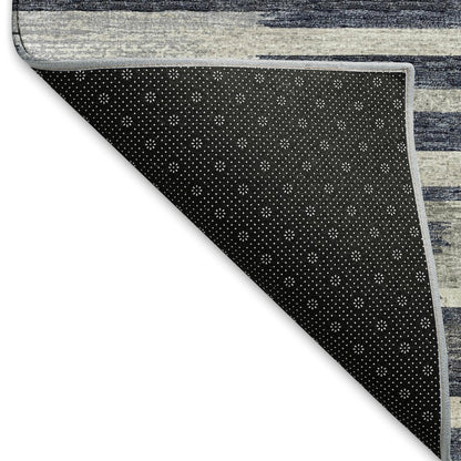 Premium Machine Washable Mayfield  Gray 2'3" x 7'6" Runner Rug