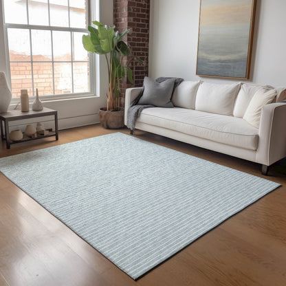 Premium Machine Washable Mayfield  Sky 3' x 5' Rug