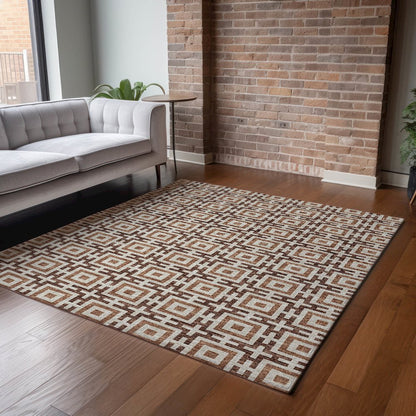 Premium Machine Washable Mayfield  Paprika 3' x 5' Rug