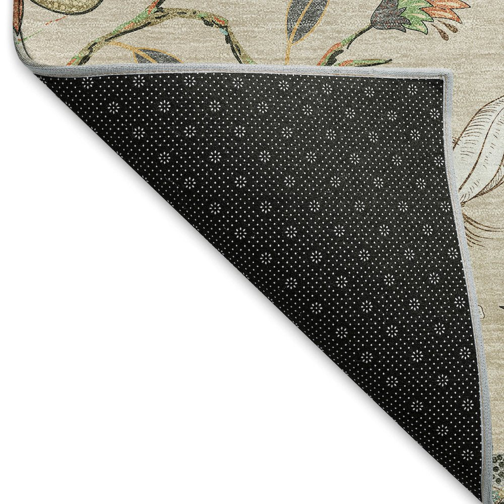 Premium Machine Washable Mayfield  Beige 2'3" x 7'6" Runner Rug