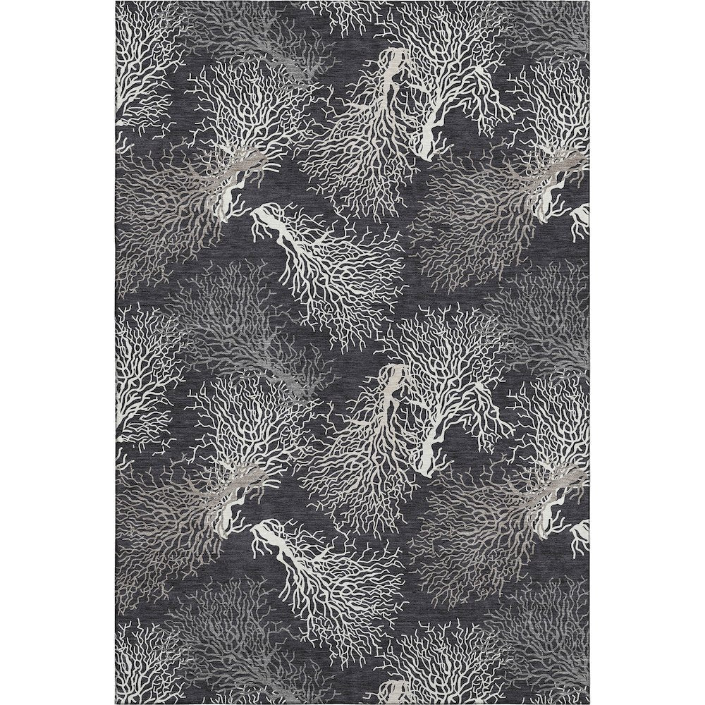 Premium Machine Washable Mayfield  Midnight 3' x 5' Rug