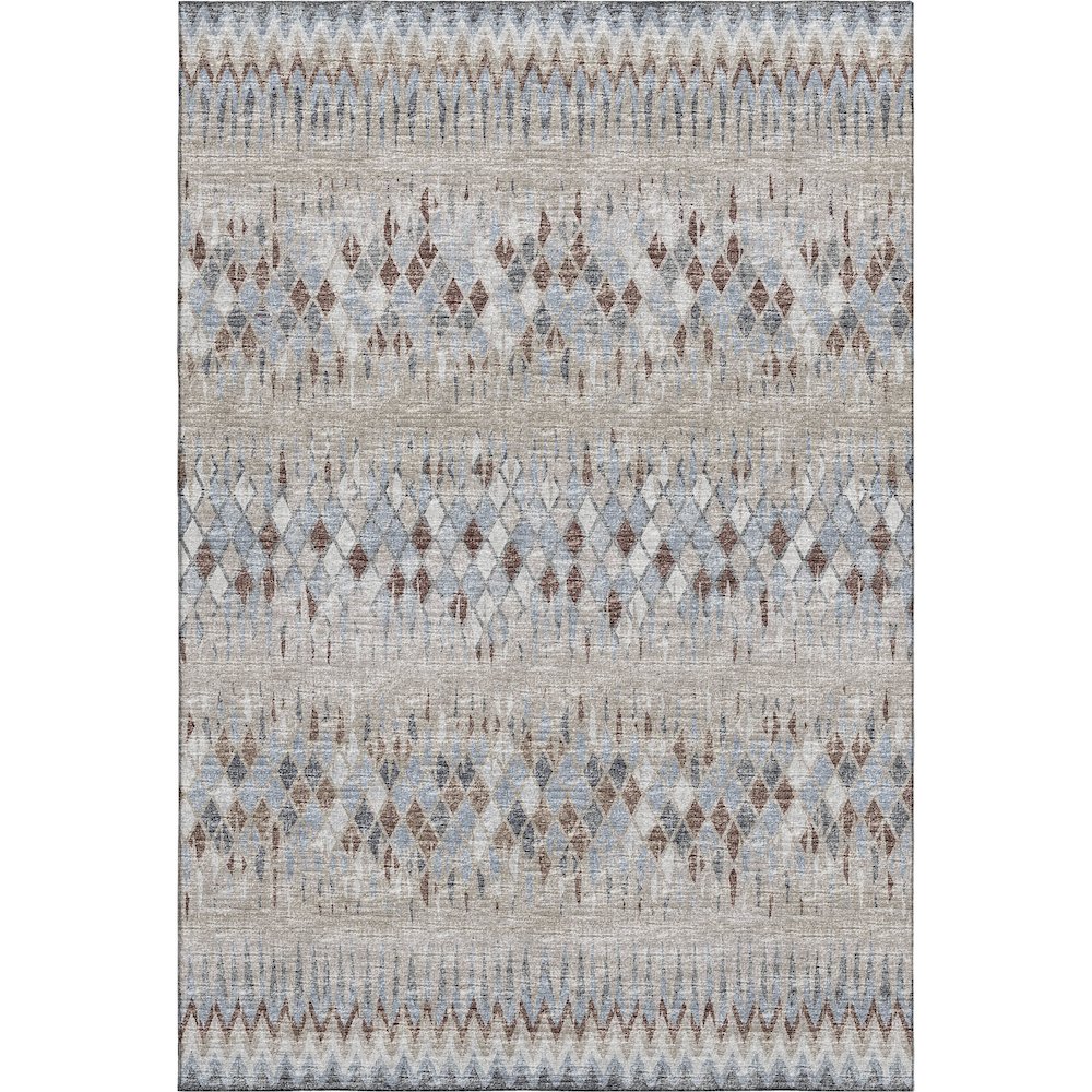 Premium Machine Washable Mayfield  Blue 3' x 5' Rug