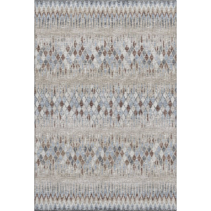 Premium Machine Washable Mayfield  Blue 3' x 5' Rug