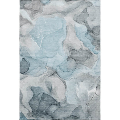 Premium Machine Washable Mayfield  Teal 3' x 5' Rug