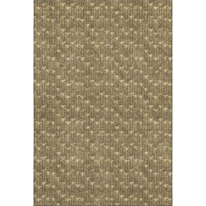 Premium Machine Washable Mayfield  Brown 3' x 5' Rug