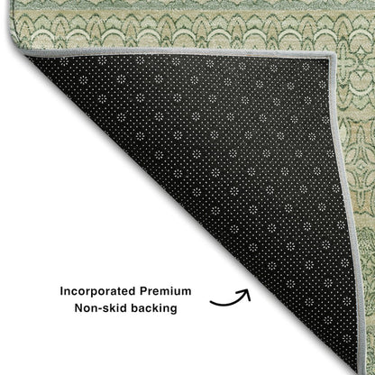 Premium Machine Washable Mayfield  Aloe 2'3" x 7'6" Runner Rug