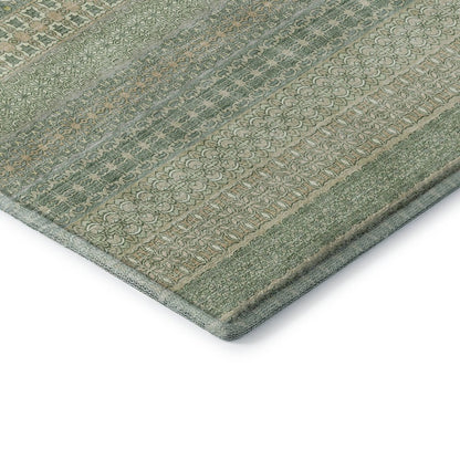 Premium Machine Washable Mayfield  Aloe 2'3" x 7'6" Runner Rug