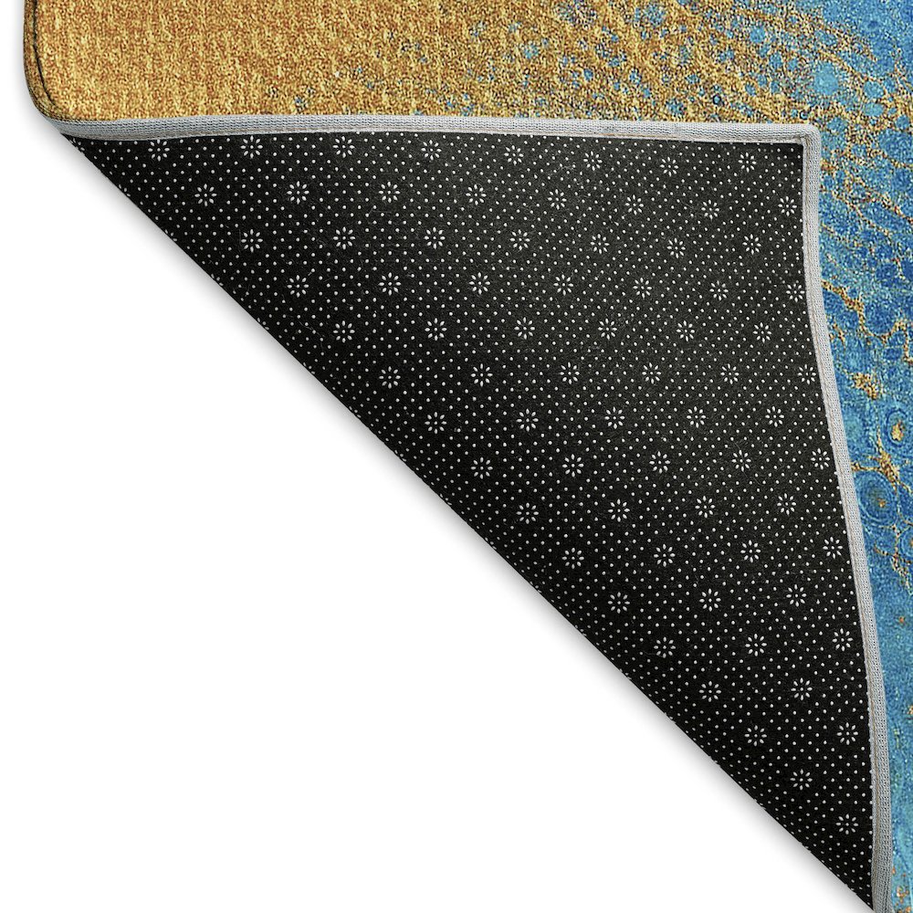Premium Machine Washable Mayfield  Cobalt 2'3" x 7'6" Runner Rug