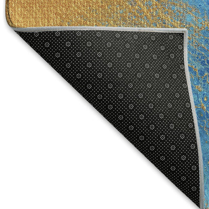 Premium Machine Washable Mayfield  Cobalt 2'3" x 7'6" Runner Rug
