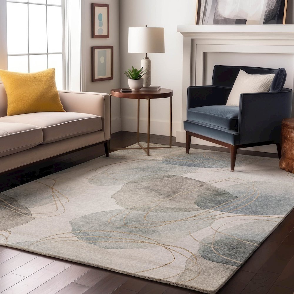 Premium Machine Washable Mayfield  Ivory 3' x 5' Rug