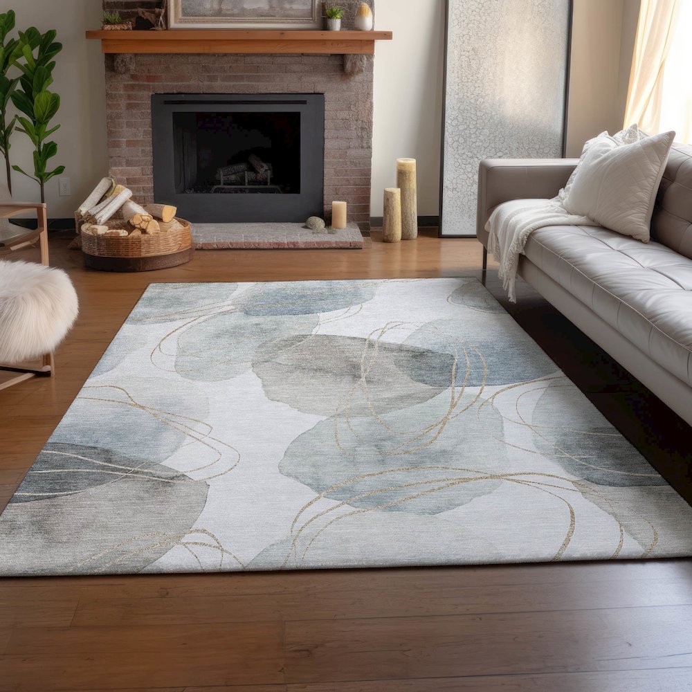 Premium Machine Washable Mayfield  Ivory 3' x 5' Rug