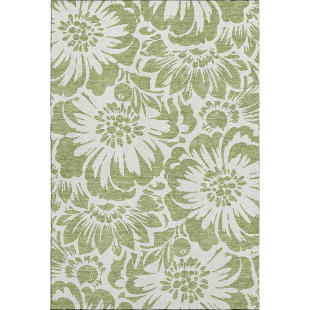 Premium Machine Washable Mayfield  Aloe 3' x 5' Rug