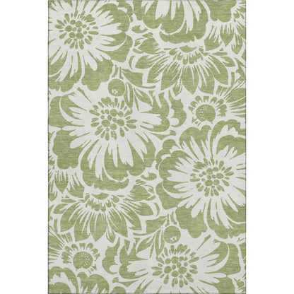 Premium Machine Washable Mayfield  Aloe 3' x 5' Rug