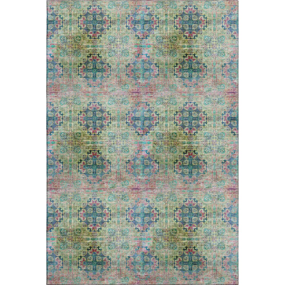 Premium Machine Washable Mayfield  Green 3' x 5' Rug
