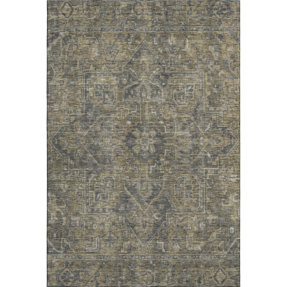 Premium Machine Washable Mayfield  Chocolate 3' x 5' Rug