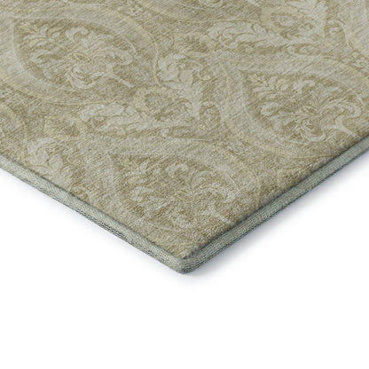Premium Machine Washable Mayfield  Beige 2'3" x 7'6" Runner Rug