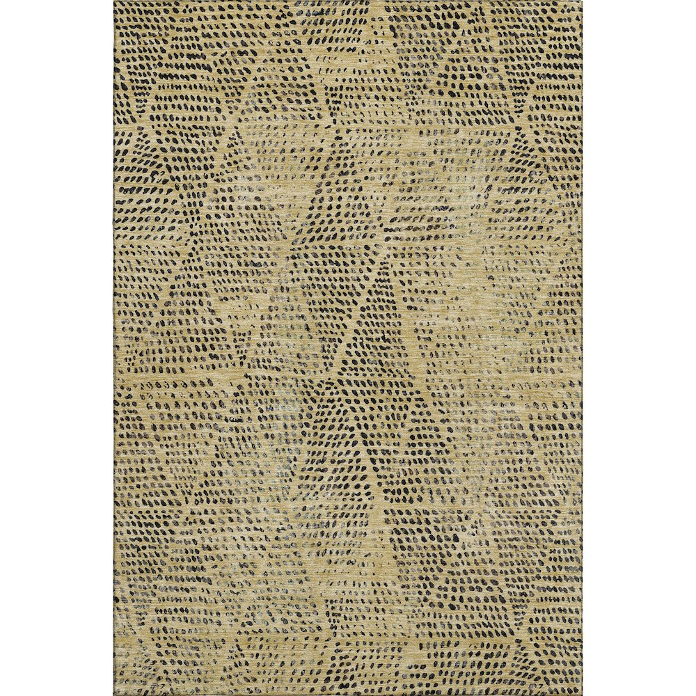 Premium Machine Washable Mayfield  Gold 3' x 5' Rug