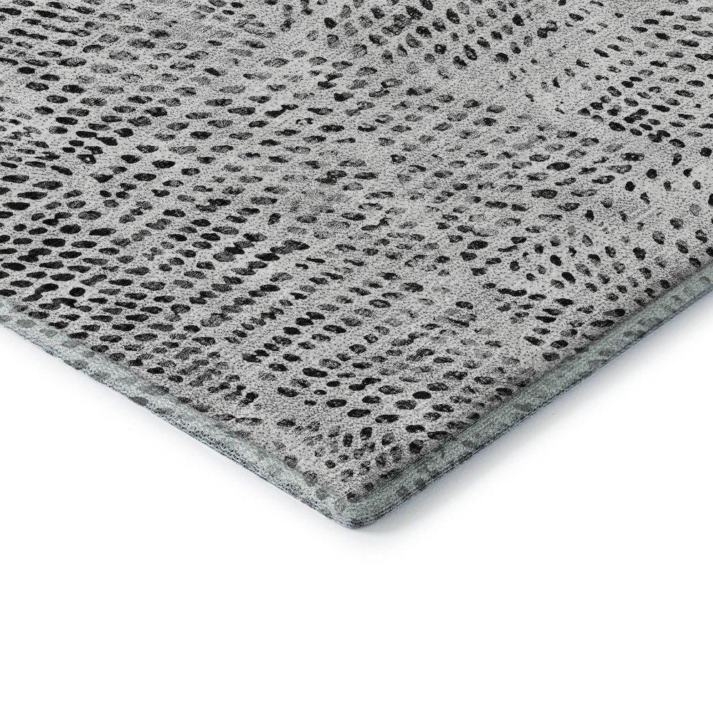 Premium Machine Washable Mayfield  Pewter 2'3" x 7'6" Runner Rug