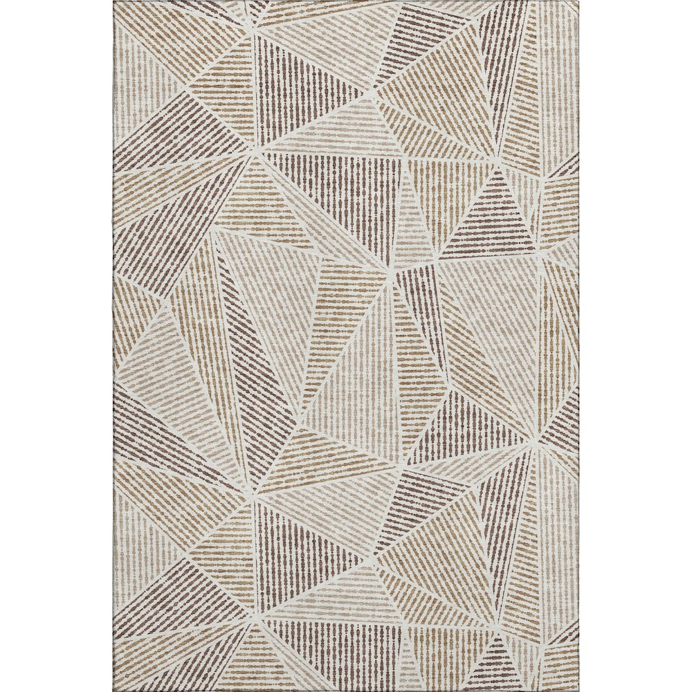 Premium Machine Washable Mayfield  Brown 3' x 5' Rug