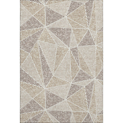 Premium Machine Washable Mayfield  Brown 3' x 5' Rug