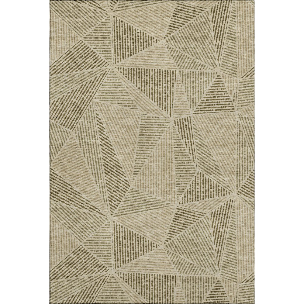 Premium Machine Washable Mayfield  Khaki 3' x 5' Rug