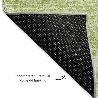 Premium Machine Washable Mayfield  Aloe 2'3" x 7'6" Runner Rug