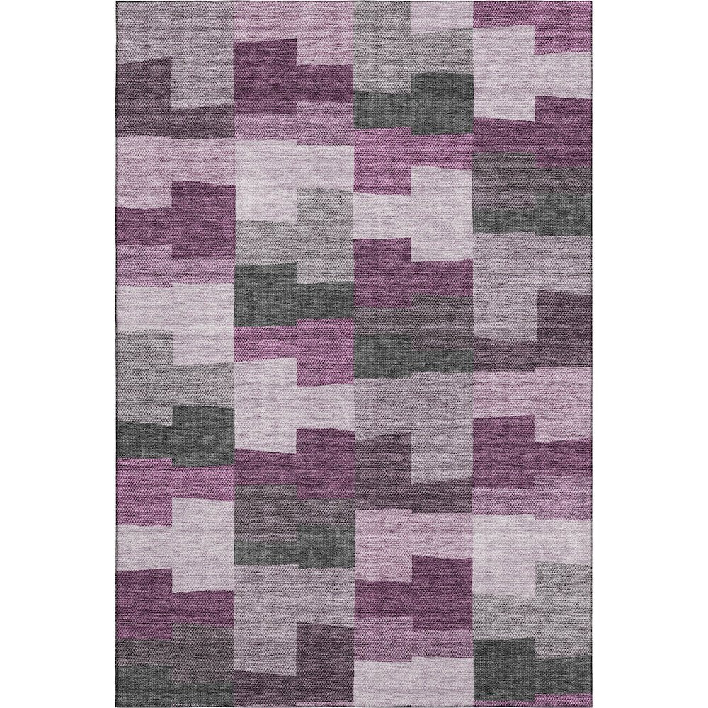 Premium Machine Washable Mayfield AMF659 Merlot 3' x 5' Rug