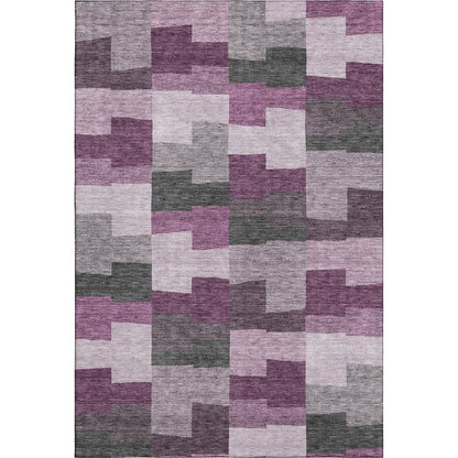 Premium Machine Washable Mayfield AMF659 Merlot 3' x 5' Rug