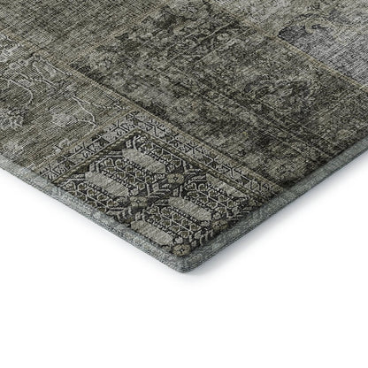 Premium Machine Washable Mayfield AMF669 Taupe 2'3" x 7'6" Runner Rug